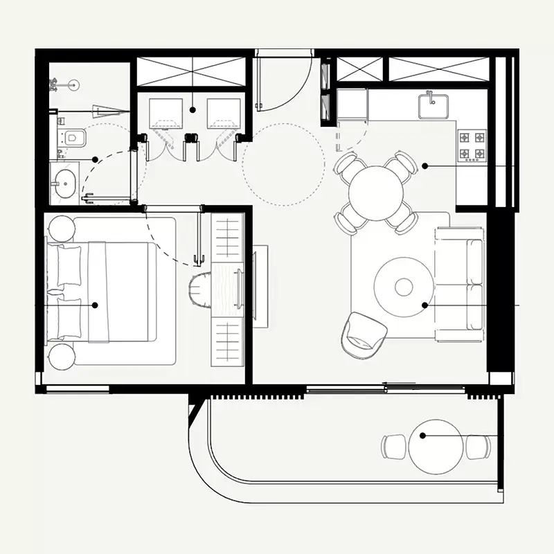 1-bedroom